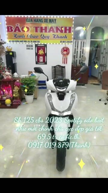 Honda SH 125i CBS 2023 Trắng 8000 km. Mua bán Xe máy tại Thành phố Vũng Tàu Bà Rịa - Vũng Tàu được đăng bởi XE MÁY BẢO THANH  TPVŨNG TÀU hình 1