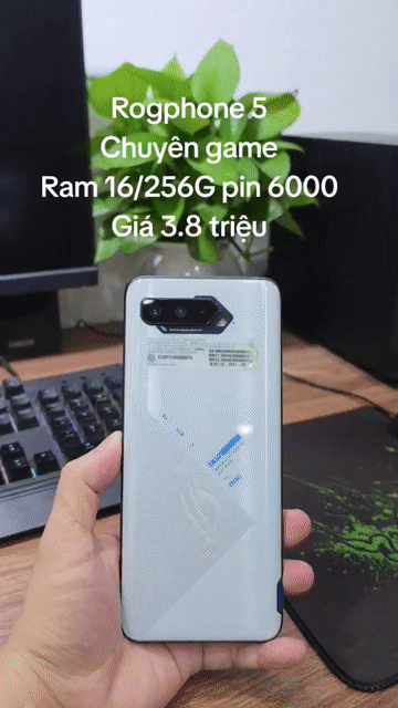ROG Phone 5 chuyên game  12GB/256GB zin giá rẻ. Mua bán Điện thoại tại Quận Hà Đông Hà Nội được đăng bởi Shop Điện Thoại Cũ Zin hình 1