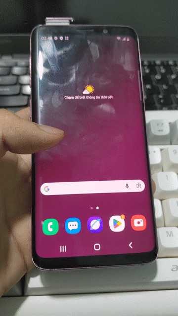 Samsung Galaxy S9 64GB Tím. Mua bán Điện thoại tại Quận Ngũ Hành Sơn Đà Nẵng được đăng bởi Việt Hà hình 1