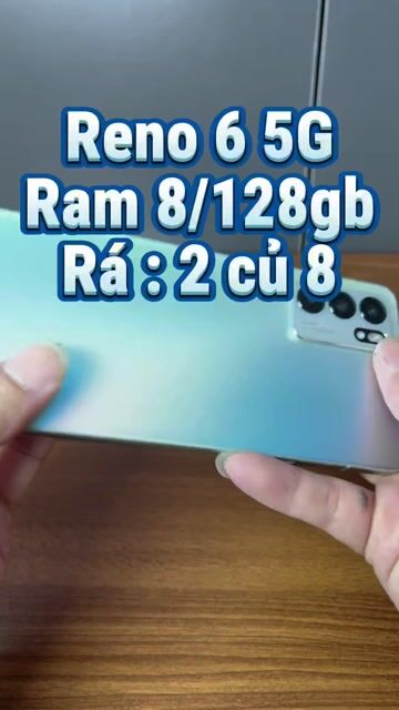 Oppo Reno 6 5G 128GB Bạc. Mua bán Điện thoại tại Quận 4 Tp Hồ Chí Minh được đăng bởi Tuấn hình 1