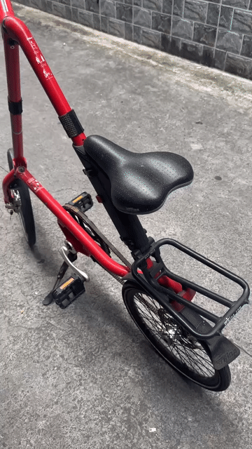 Xe đạp gấp STRIDA đỏ England. Mua bán Xe đạp tại Quận Bình Thạnh Tp Hồ Chí Minh được đăng bởi Tiến  hình 1