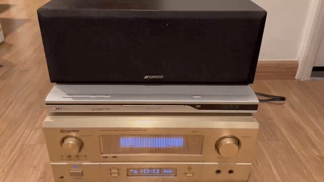 Amply Pioneer AV-286 Vàng đồng. Mua bán Tivi, Âm thanh tại Quận Hai Bà Trưng Hà Nội được đăng bởi Seabird hình 1