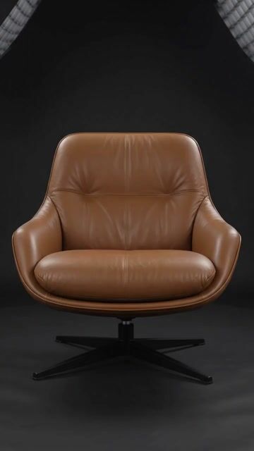 Atelier Cognac Lounge Chair