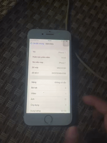 Apple iPhone 7G Trắng Đã qua sử dụng. Mua bán Điện thoại tại Quận Bắc Từ Liêm Hà Nội được đăng bởi Đinh Xuân Kiên hình 1