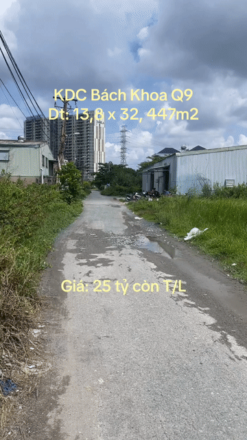 Mua bán Đất Khu dân cư Đại học Bách khoa Thành phố Thủ Đức Tp Hồ Chí Minh diện tích 447 m² giá 25 tỷ