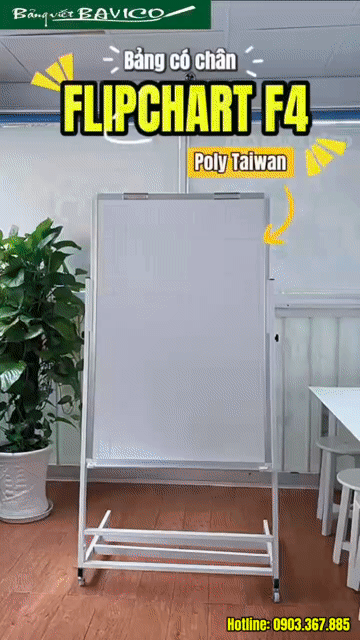 Bảng flipchart BAVICO F4 bánh xe tại TP.HCM. Mua bán Đồ dùng văn phòng tại Quận 1 Tp Hồ Chí Minh được đăng bởi CÔNG TY TNHH THIẾT BỊ GIÁO DỤC BAVICO hình 1