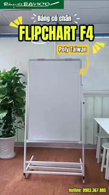 Bảng flipchart BAVICO F4 bánh xe tại TP.HCM. Mua bán Đồ dùng văn phòng tại Quận 1 Tp Hồ Chí Minh được đăng bởi CÔNG TY TNHH THIẾT BỊ GIÁO DỤC BAVICO hình 1