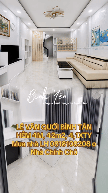 Mua bán Nhà ở Quận Bình Tân Tp Hồ Chí Minh diện tích 42 m² giá 4,1 tỷ