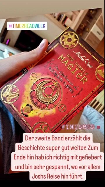 Richtig guter Fluss vom 1. in den 2. Band.
Die Kapitel mit Perenelle fand ich persönlich immer etwas langatmig. Ich wollte mehr und schneller in der Geschichte mit Josh und Sopie voran kommen.