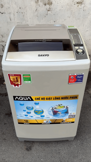 Máy giặt Sanyo 8kg cửa trên ❤️. Mua bán Máy giặt tại Quận Bình Tân Tp Hồ Chí Minh được đăng bởi Điện Lạnh ĐỨC AN Bình Tân  hình 1
