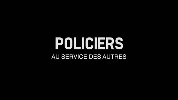 Les policiers au service des autres