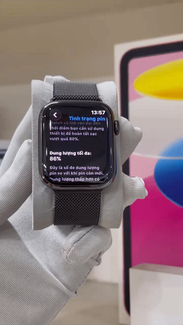 Apple Watch Series 9 45mm Đen LTE/Esim 86%. Mua bán Thiết bị đeo thông minh tại Quận Cầu Giấy Hà Nội được đăng bởi Dương Quí hình 1
