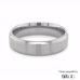 6mm Brushed Centre Chamfered Tantalum Ring 360 video three
