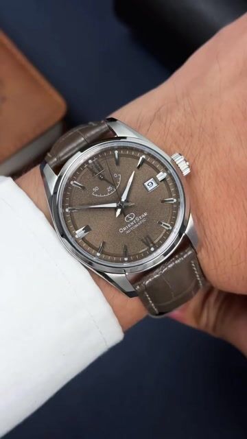Orient Star RK-AU0113Y Nâu Thép 316L Da 38.5mm. Mua bán Đồng hồ tại Thành phố Hải Dương Hải Dương được đăng bởi Hảo watch Chính Hãng hình 1