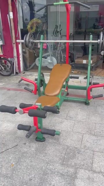 Dàn tạ đa năng 60kg Đỏ, Xanh lá. Mua bán Đồ thể thao, Dã ngoại tại Thành phố Thủ Dầu Một Bình Dương được đăng bởi ruby hình 1