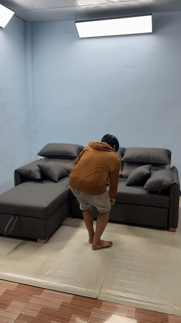 Ghế sofa giường Vải Da Xám Xanh rêu Kéo giường. Mua bán Bàn ghế tại Quận Bình Tân Tp Hồ Chí Minh được đăng bởi vũ nguyễn hình 1