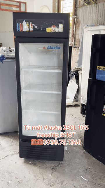 Tủ mát Alaska 250L Đen đã sử dụng. Mua bán Tủ lạnh tại Huyện Hóc Môn Tp Hồ Chí Minh được đăng bởi Điện Máy Thanh Lý 1368 hình 1