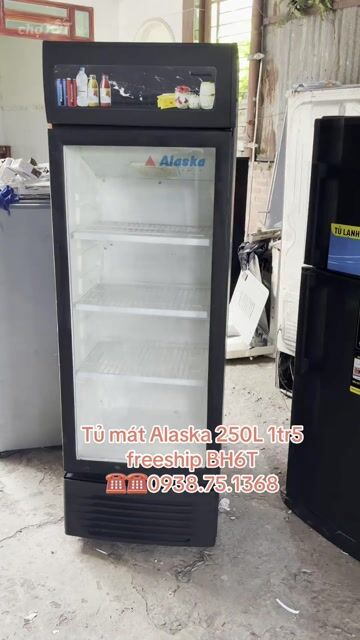 Tủ mát Alaska 250L Đen đã sử dụng. Mua bán Tủ lạnh tại Huyện Hóc Môn Tp Hồ Chí Minh được đăng bởi Điện Máy Thanh Lý 1368 hình 1