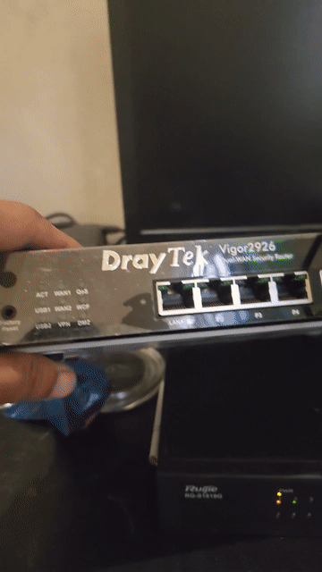 Bộ định tuyến DrayTek Vigor2926 Tốt 90%. Mua bán Phụ kiện (Màn hình, Chuột...) tại Thành phố Tam Điệp Ninh Bình được đăng bởi MINH PHUONG hình 1