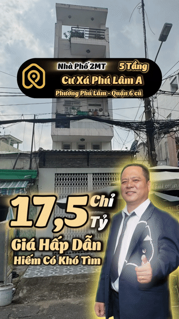 Mua bán Nhà ở Quận 6 Tp Hồ Chí Minh diện tích 122 m² giá 17,5 tỷ