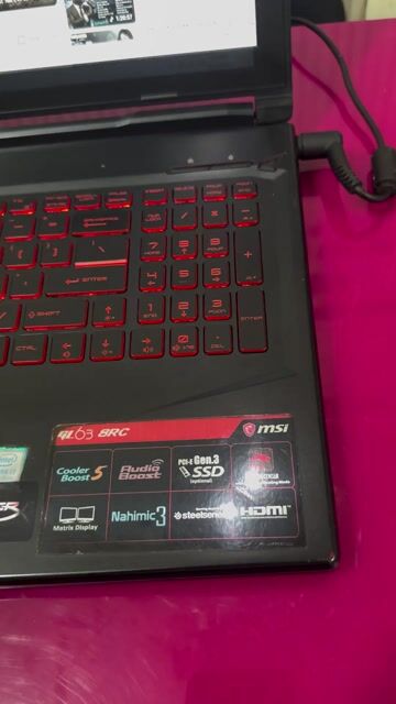MSI GL63 8RC i7-8750H Ram 8G SSD 128+500G 1050 4G. Mua bán Laptop tại Quận Gò Vấp Tp Hồ Chí Minh được đăng bởi Mr Duong hình 1