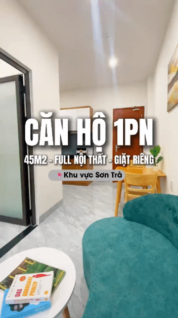 Cho thuê Căn hộ Chung cư Quận Sơn Trà Đà Nẵng diện tích 40 m² giá 12 triệu/tháng