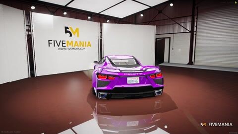 FIVEM Coquette4 | Realistic Sports Car Add-On | Custom Body Kit | Custom Wheels | Add-On | Optimized | Fivem Ready | High Quality — video preview
