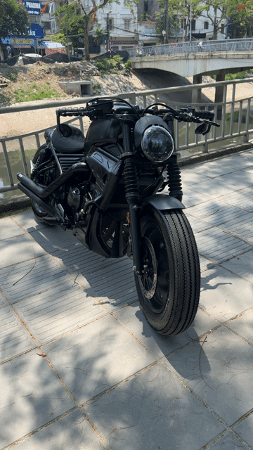 Honda Rebel300 Abs độ full phong cách Mỹ bobber. Mua bán Xe máy tại Quận Cầu Giấy Hà Nội được đăng bởi Tong motor xe may hình 1