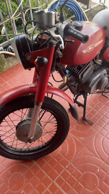 Minsk 125 2002 Đỏ 2 thì. Mua bán Xe máy tại Huyện Cẩm Mỹ Đồng Nai được đăng bởi Lê An hình 1