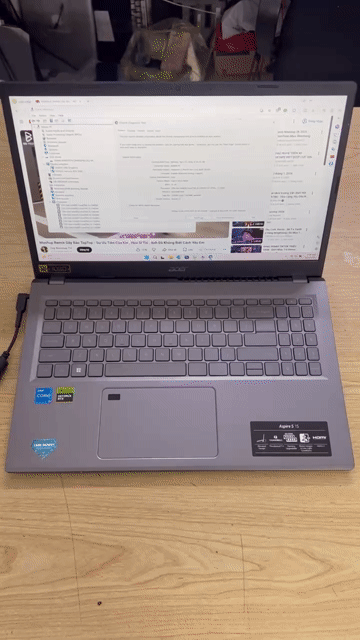 Acer Aspire 5 i5-13420H 15.6 inch 16GB/512GB. Mua bán Laptop tại Quận Đống Đa Hà Nội được đăng bởi CỬA HÀNG T STORE ĐIỆN THOẠI LAPTOP HÀ NỘI hình 1