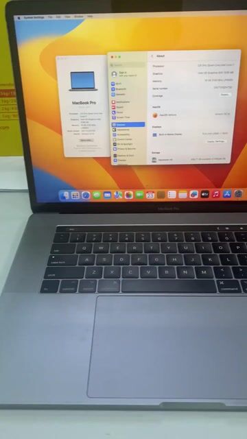 Apple Macbook Pro 2019 i9 32GB/500G hoặc 2017 i7. Mua bán Laptop tại Quận Bình Tân Tp Hồ Chí Minh được đăng bởi A Toi hình 1