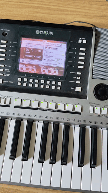 Đàn Organ Yamaha S710 Xám. Mua bán Nhạc cụ tại Thành phố Thủ Dầu Một Bình Dương được đăng bởi nhạc cụ Duy Tân hình 1
