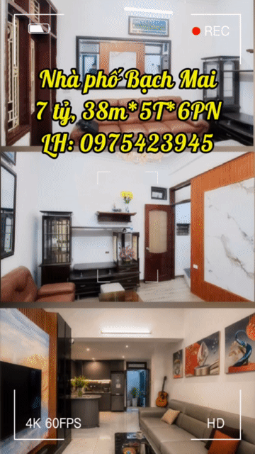 Mua bán Nhà ở Quận Hai Bà Trưng Hà Nội diện tích 38 m² giá 7,15 tỷ