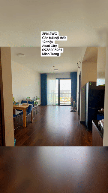 Cho thuê Căn hộ Chung cư Akari City Nam Long Quận Bình Tân Tp Hồ Chí Minh diện tích 78 m² giá 12 triệu/tháng