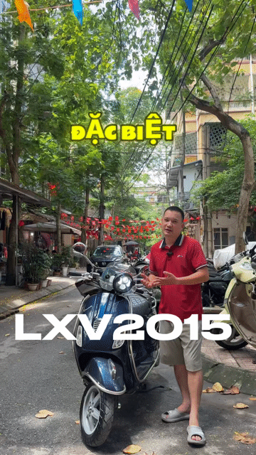 Piaggio Vespa LXV 125 2016 Cổ Điển biển đẹp 2636. Mua bán Xe máy tại Quận Ba Đình Hà Nội được đăng bởi Xe Máy Nam Thi hình 1
