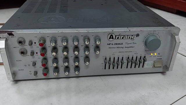 Amply karaoke Arirang SPA-203GE Xám. Mua bán Tivi, Âm thanh tại Huyện Bình Chánh Tp Hồ Chí Minh được đăng bởi Le va loa amply bãi hình 1