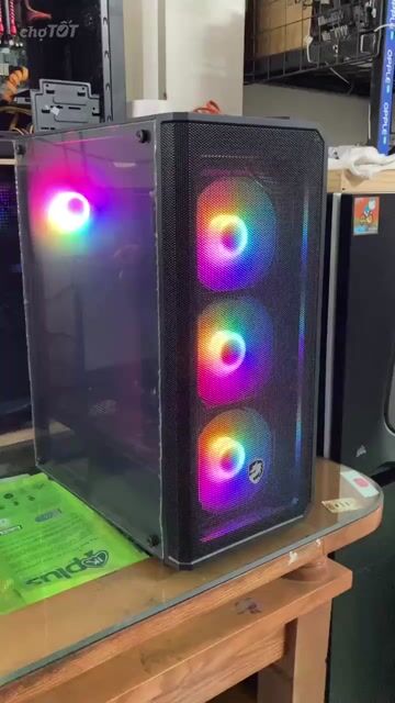 Vỏ case ATX Đen 4 Fan LED RGB. Mua bán Linh kiện (RAM, Card...) tại Quận 12 Tp Hồ Chí Minh được đăng bởi Lâm Đức hình 1