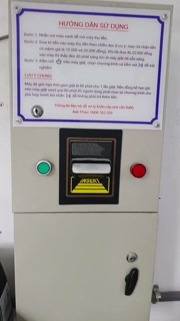 Máy thu tiền tự động máy giặt. Mua bán Đồ chuyên dụng, Giống nuôi trồng tại Quận Tân Phú Tp Hồ Chí Minh được đăng bởi Nhứt nhà trọ chính chủ hình 1