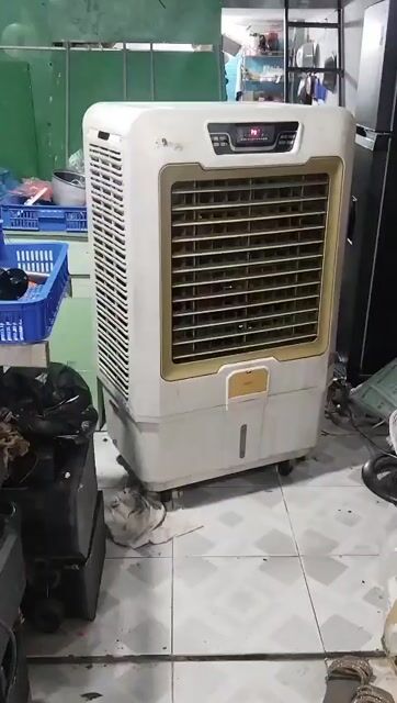 Quạt hơi nước Asanzo Trắng, Vàng. Mua bán Quạt tại Thị xã Tân Uyên Bình Dương được đăng bởi ANHTACO  hình 1