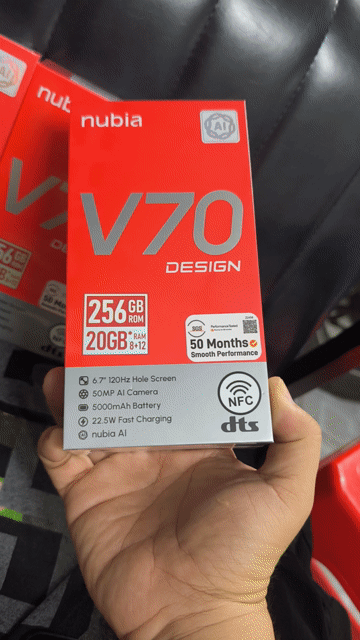 Nubia V70 Design 20GB/256GB Xanh lá. Mua bán Điện thoại tại Quận 1 Tp Hồ Chí Minh được đăng bởi trùm giá rẻ hình 1