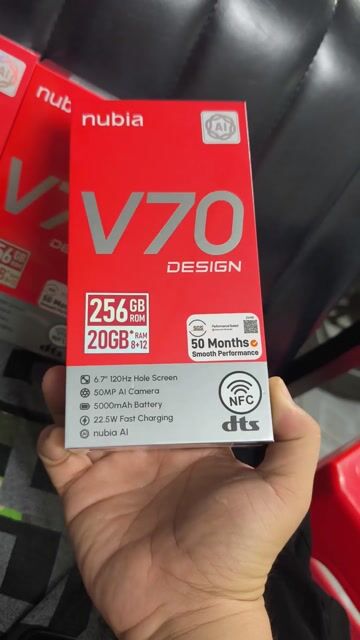 Nubia V70 Design 20GB/256GB Xanh lá. Mua bán Điện thoại tại Quận 1 Tp Hồ Chí Minh được đăng bởi trùm giá rẻ hình 1