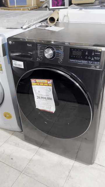 THANH LÝ SIÊU PHẨM MÁY GIẶT SẤY LG AI DD INVERTER. Mua bán Máy giặt tại Quận 7 Tp Hồ Chí Minh được đăng bởi ĐIỆN MÁY SÀI THÀNH hình 1