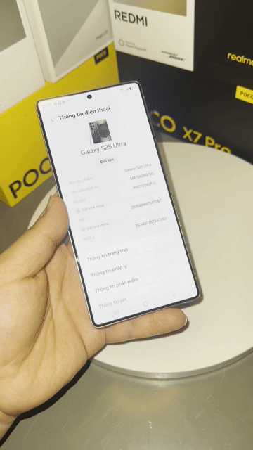 Galaxy S25 Ultra 5G Đen 12/256 SSVN / Zin áp. Mua bán Điện thoại tại Thành phố Nam Định Nam Định được đăng bởi Trí Dũng Store hình 1