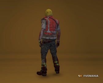 Victor | FiveM Male Ped | Undead Worker | Multiple Outfits | Optimized & Fivem Ready [Add-On], video preview