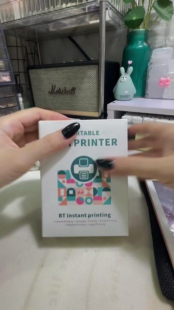 MÁY IN NHIỆT MINI KÈM 8 CUỘN GIẤY IN