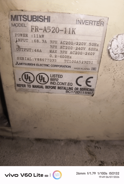 Biến tần Toshiba VFS11 2007PMY-A4(3) 220V. Mua bán Đồ chuyên dụng, Giống nuôi trồng tại Huyện Chợ Lách Bến Tre được đăng bởi Tôn Hoa Sen Tuyển Dụng hình 1