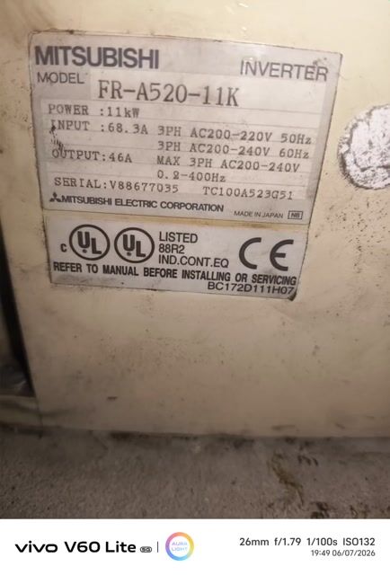 Biến tần Toshiba VFS11 2007PMY-A4(3) 220V. Mua bán Đồ chuyên dụng, Giống nuôi trồng tại Huyện Chợ Lách Bến Tre được đăng bởi Tôn Hoa Sen Tuyển Dụng hình 1