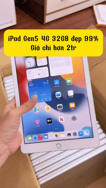 Ipad gen5 32gb & 128gb zin full máy đẹp. Mua bán Máy tính bảng tại Thành phố Biên Hòa Đồng Nai được đăng bởi Ipad Táo Xịn hình 1