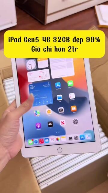 Ipad gen5 32gb & 128gb zin full máy đẹp. Mua bán Máy tính bảng tại Thành phố Biên Hòa Đồng Nai được đăng bởi Ipad Táo Xịn hình 1