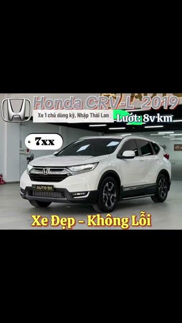 🚘 Honda CRV-L 2019 nhập Thái - 1 chủ từ đầu. Mua bán Ô tô tại Thành phố Thủ Đức Tp Hồ Chí Minh được đăng bởi Tấn Lợi Car hình 1